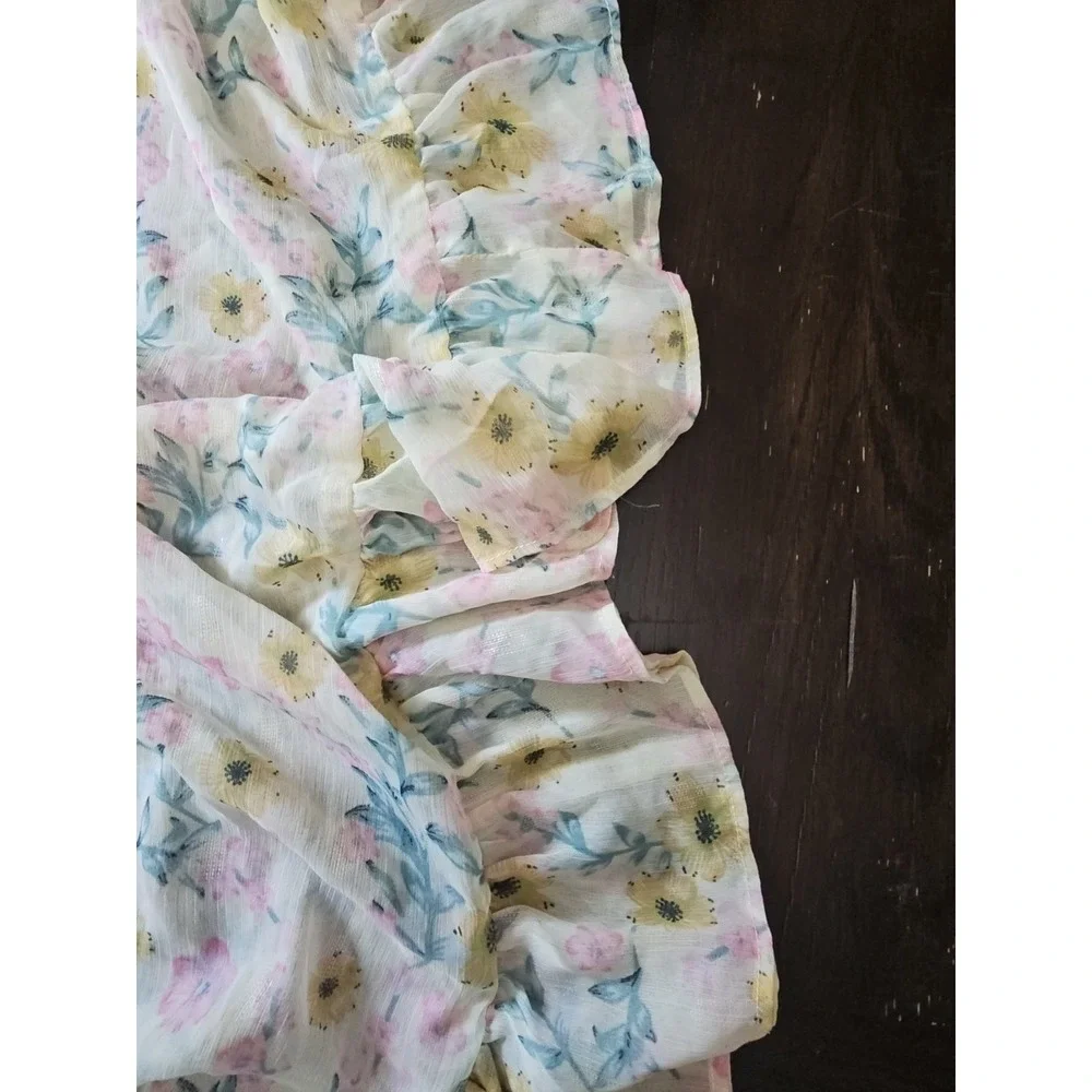 Charlie Paige Cover Up‎ KIMONO style L/XL Sheer Loose Fit